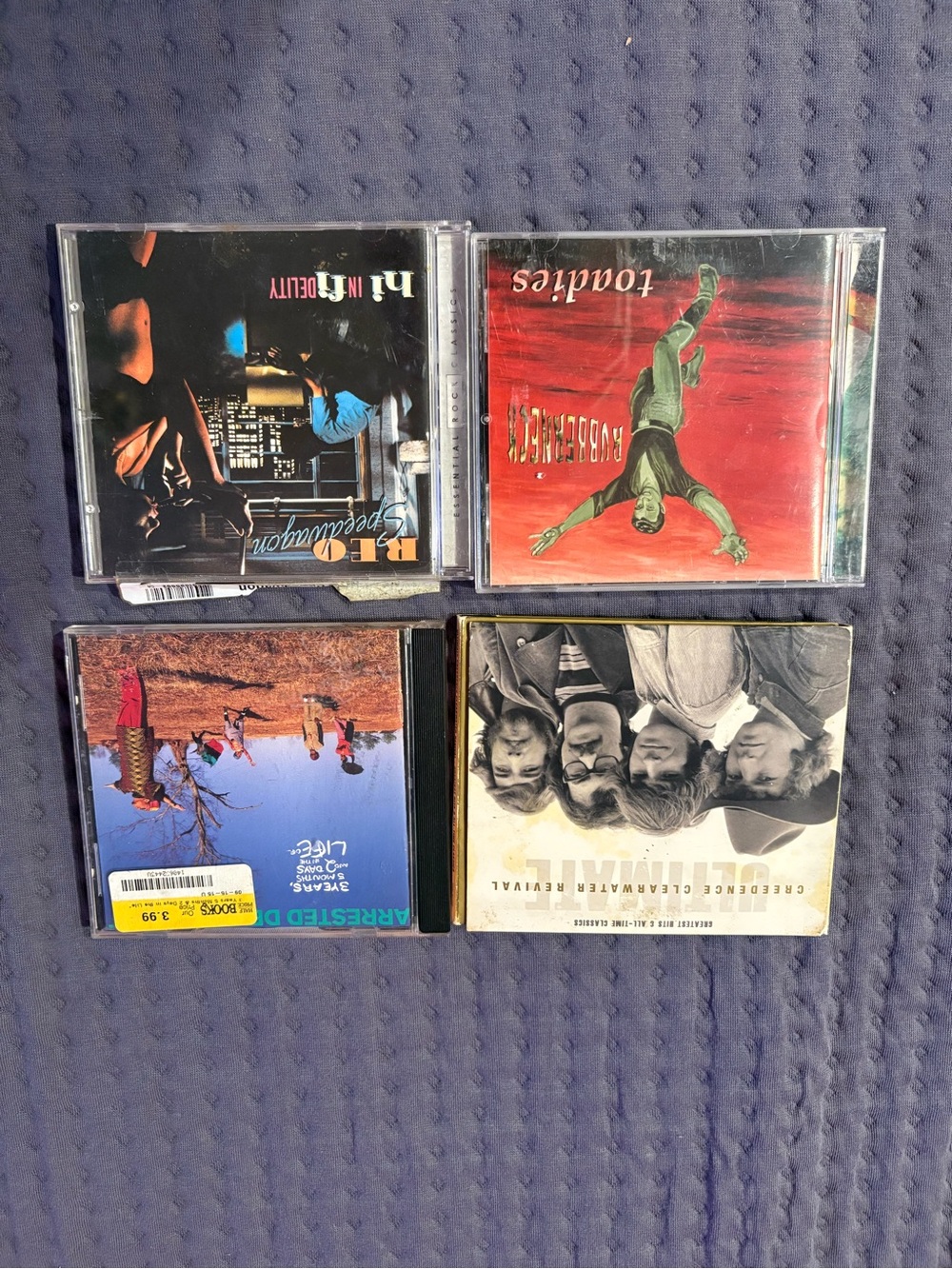 Lot of 4 Music CDs and the cases vintage